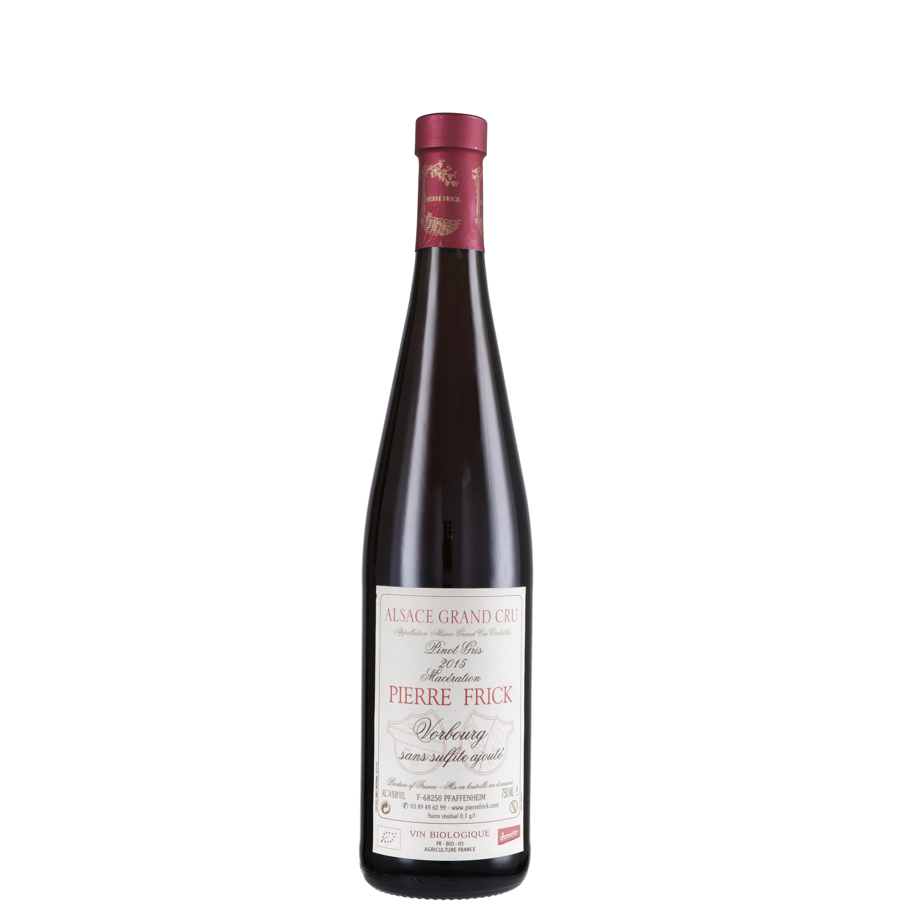 Alsace Pinot Gris "Vorborg Macération" 2022 - Pierre Frick
