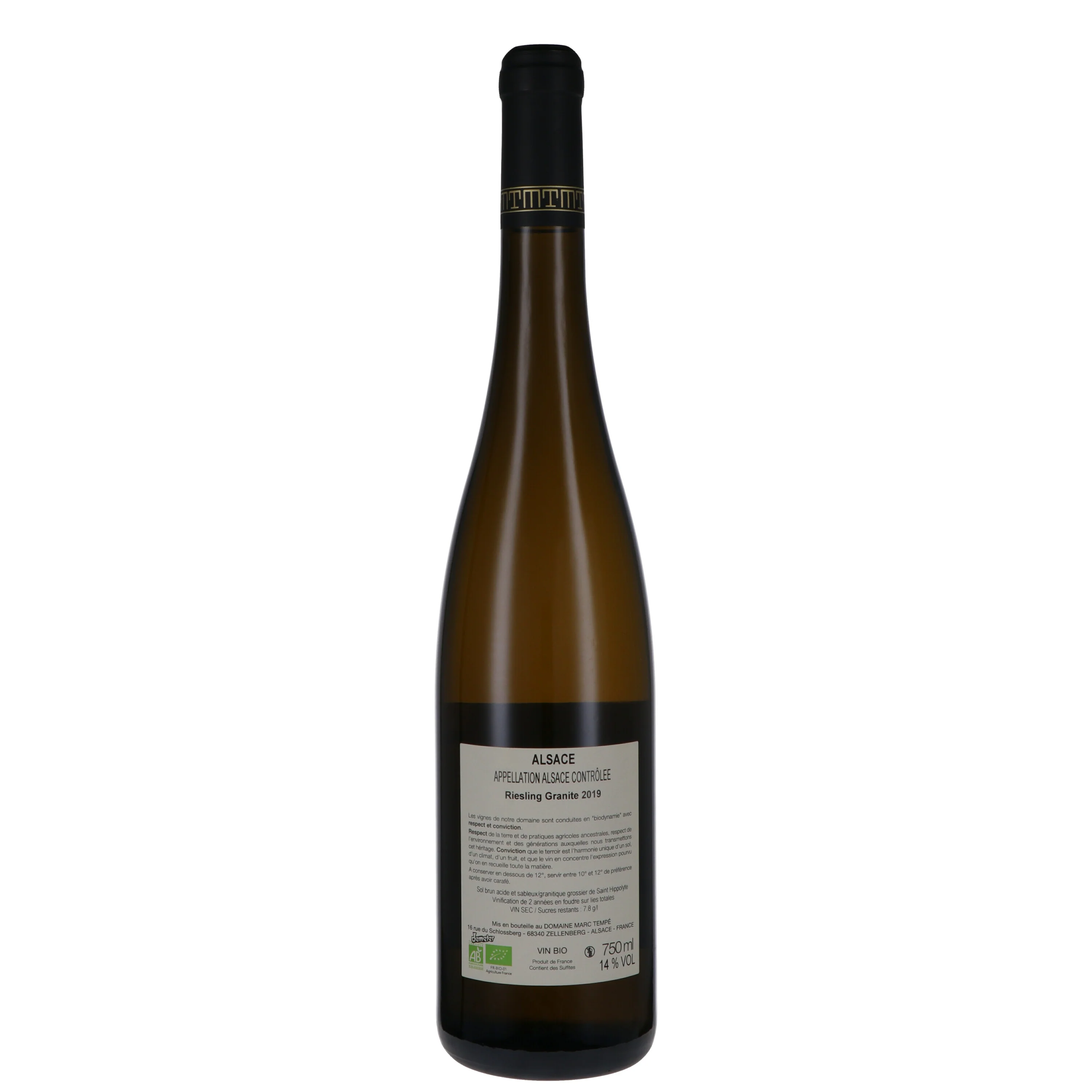 Alsace Riesling "Granite" 2020 - Domaine Marc Tempé - Image 2