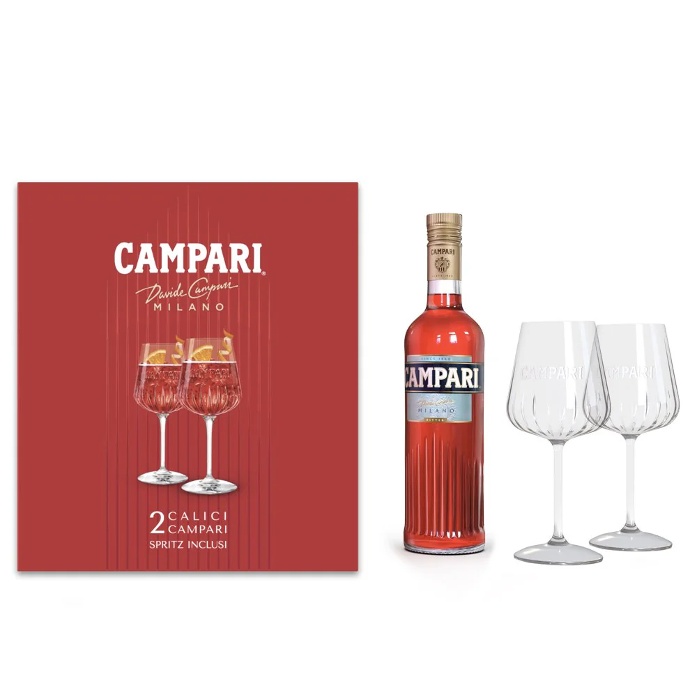 Campari Kit (set con due calici)