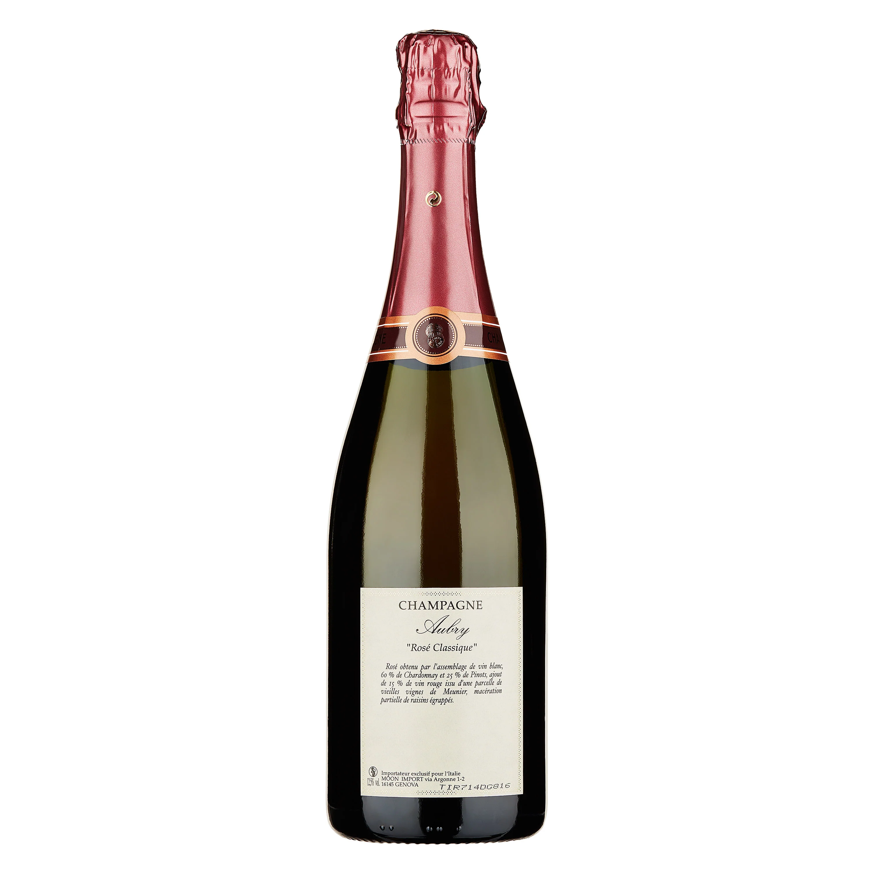 Champagne 1er Cru Brut Rosé - Aubry - Image 2