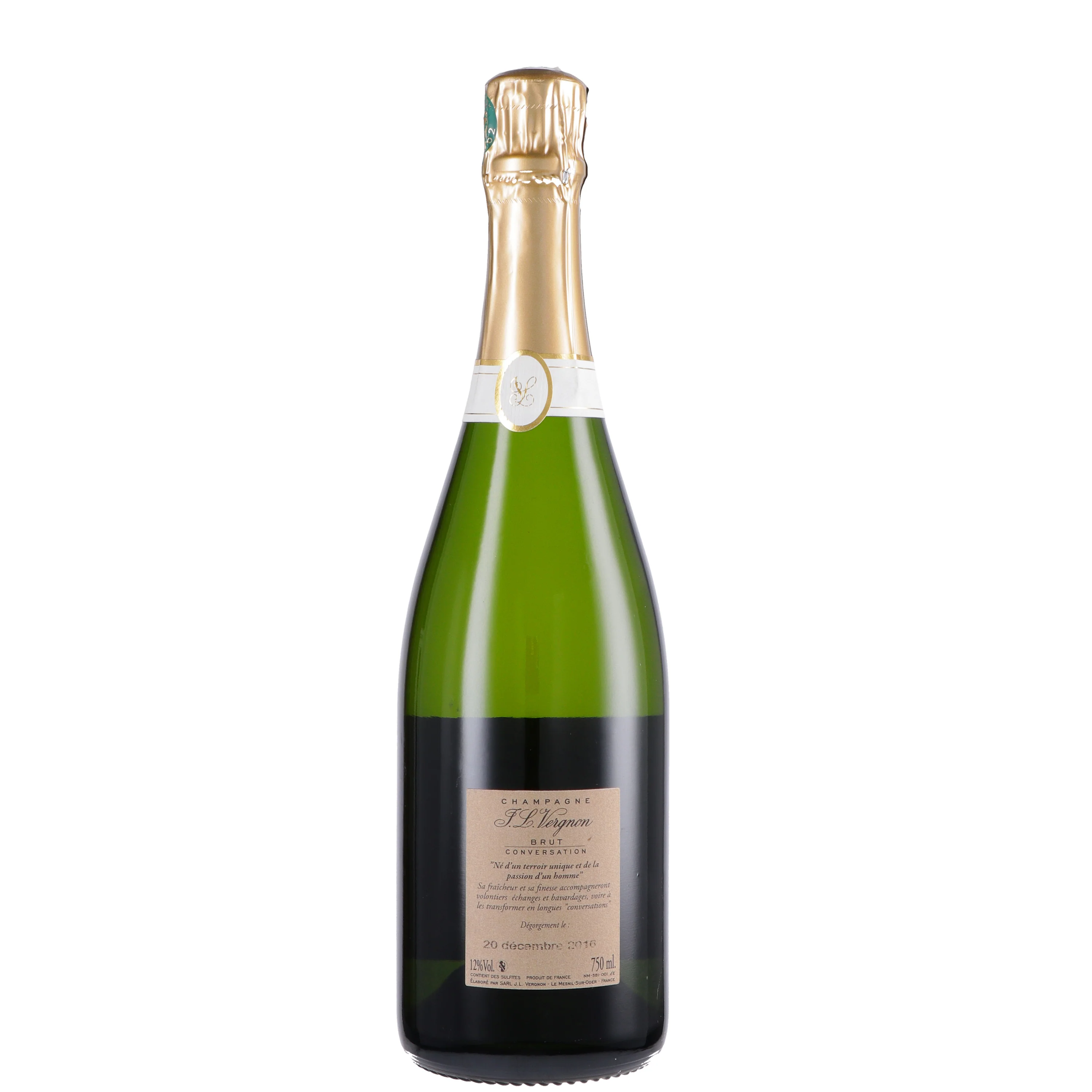Champagne Brut Grand Cru "Conversation" - Jean Louis Vergnon - Image 2