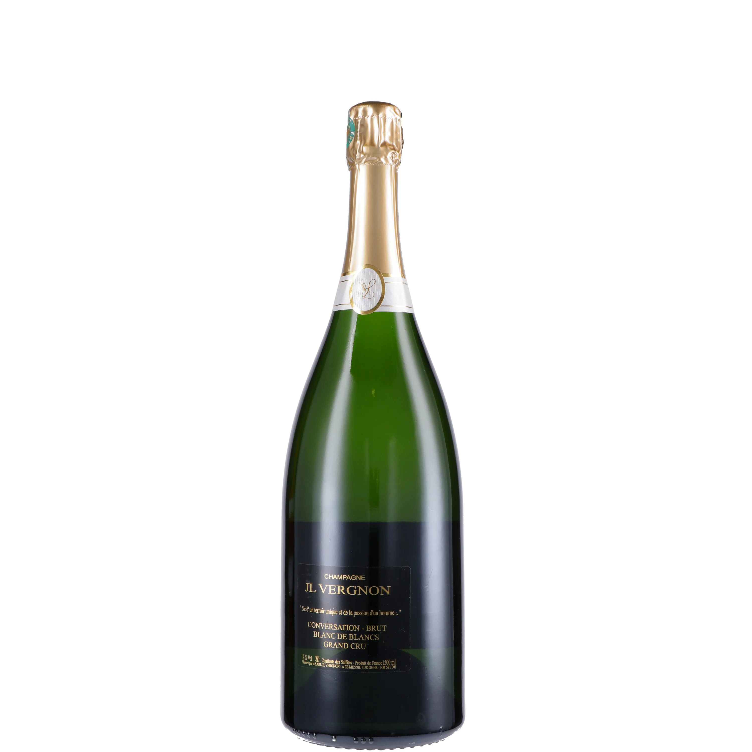 Champagne Brut Grand Cru "Conversation" Magnum - J.L. Vergnon - Image 2
