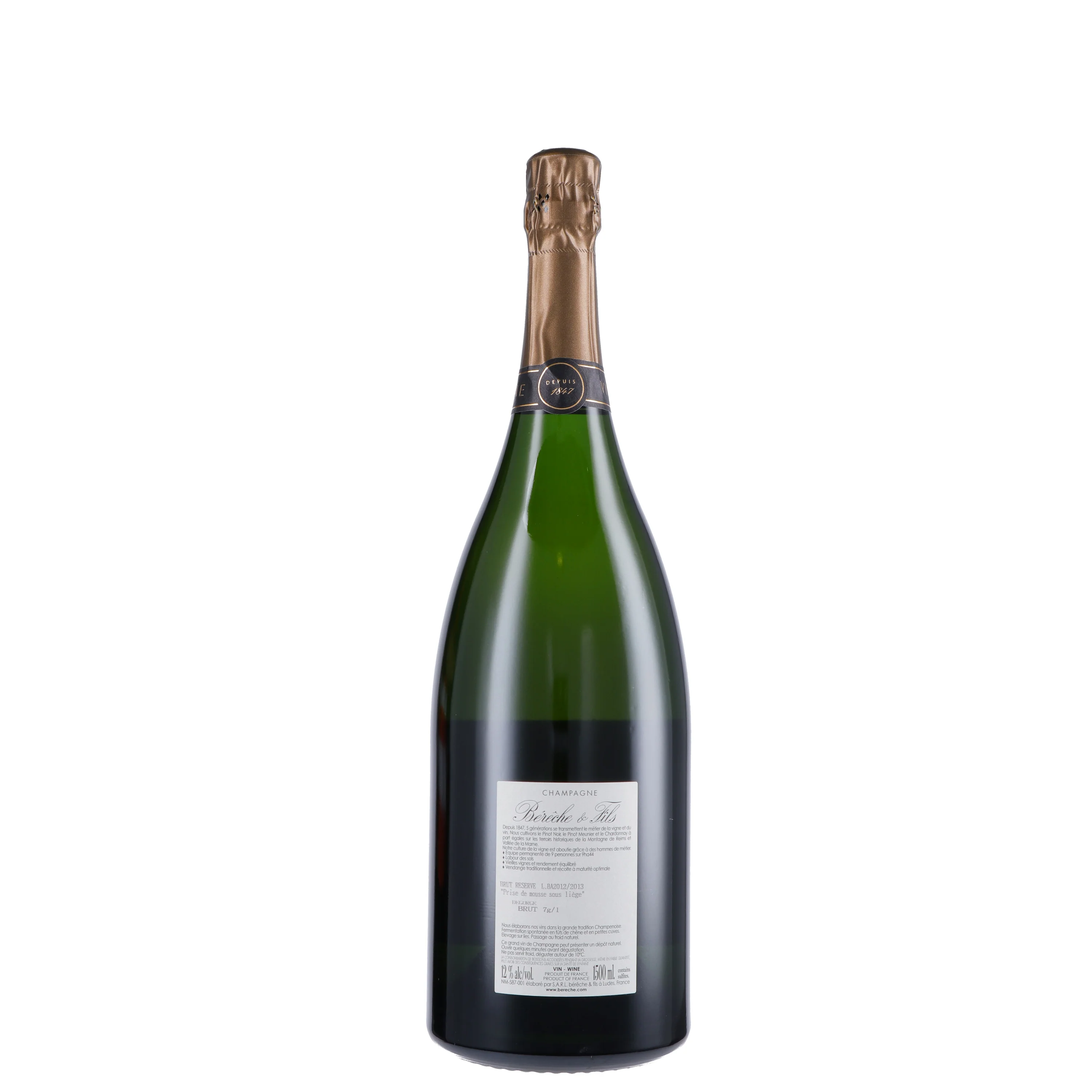 Champagne Brut Réserve Magnum - BérÚche et Fils - Image 2