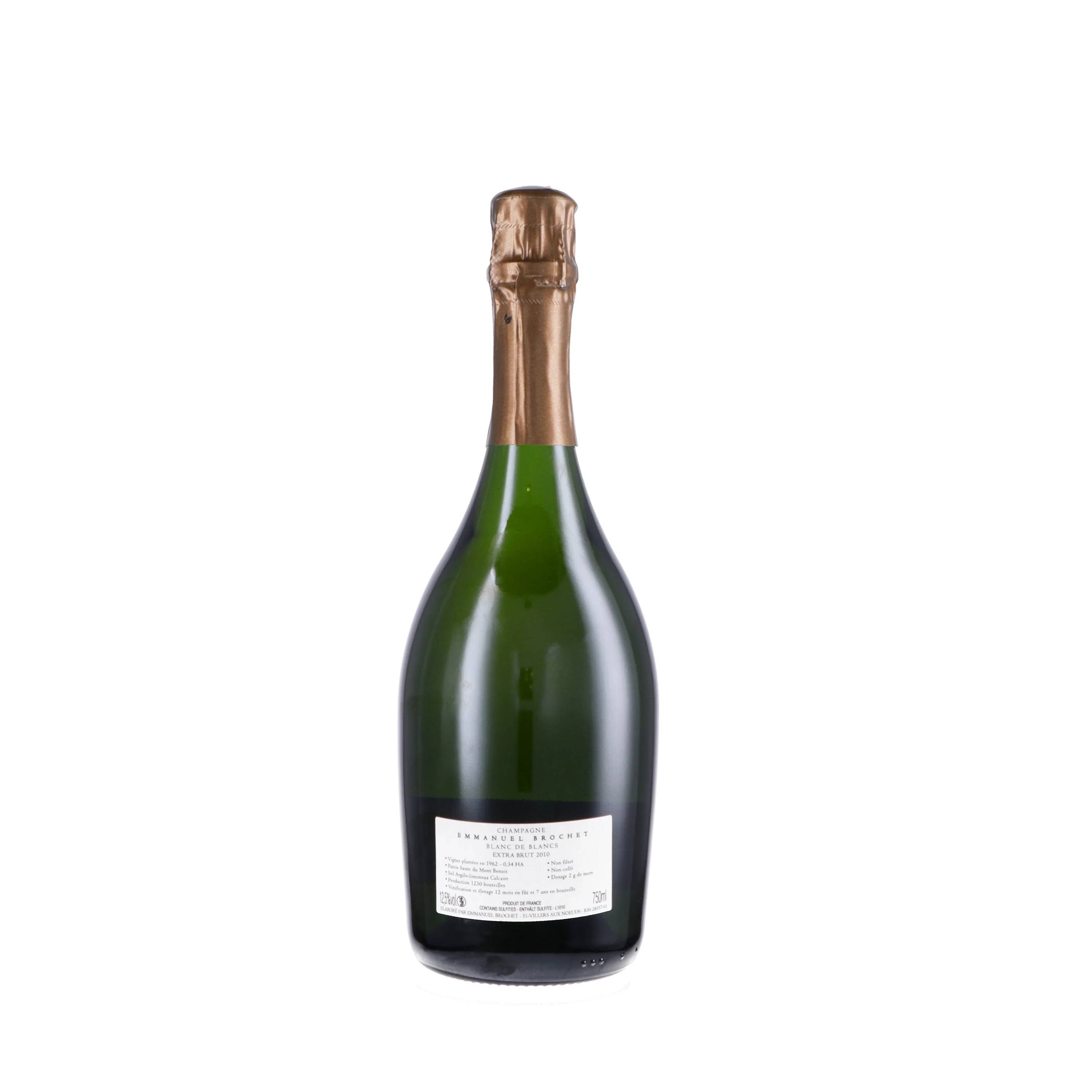 Champagne Extra Brut Blanc de Blancs “Les Hauts Chardonnay” 2016 - Emmanuel Brochet - Image 2