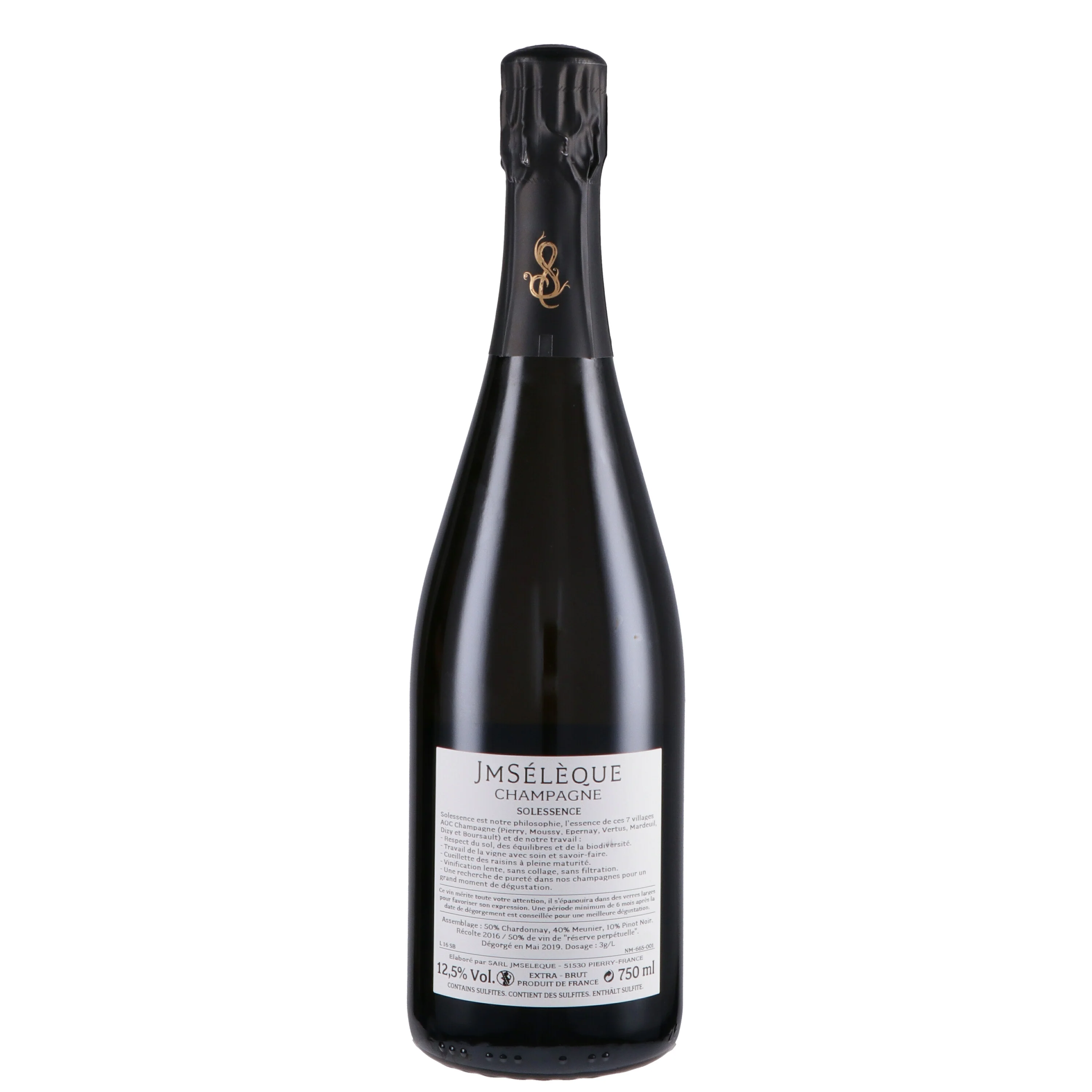 Champagne Extra Brut "Cuvée Solessence" - J-M Sélèque - Image 2