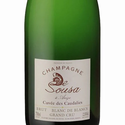 Champagne Grand Cru Extra Brut Blanc de Blancs "Cuvée des Caudalies" - De Sousa (astuccio) - Image 2