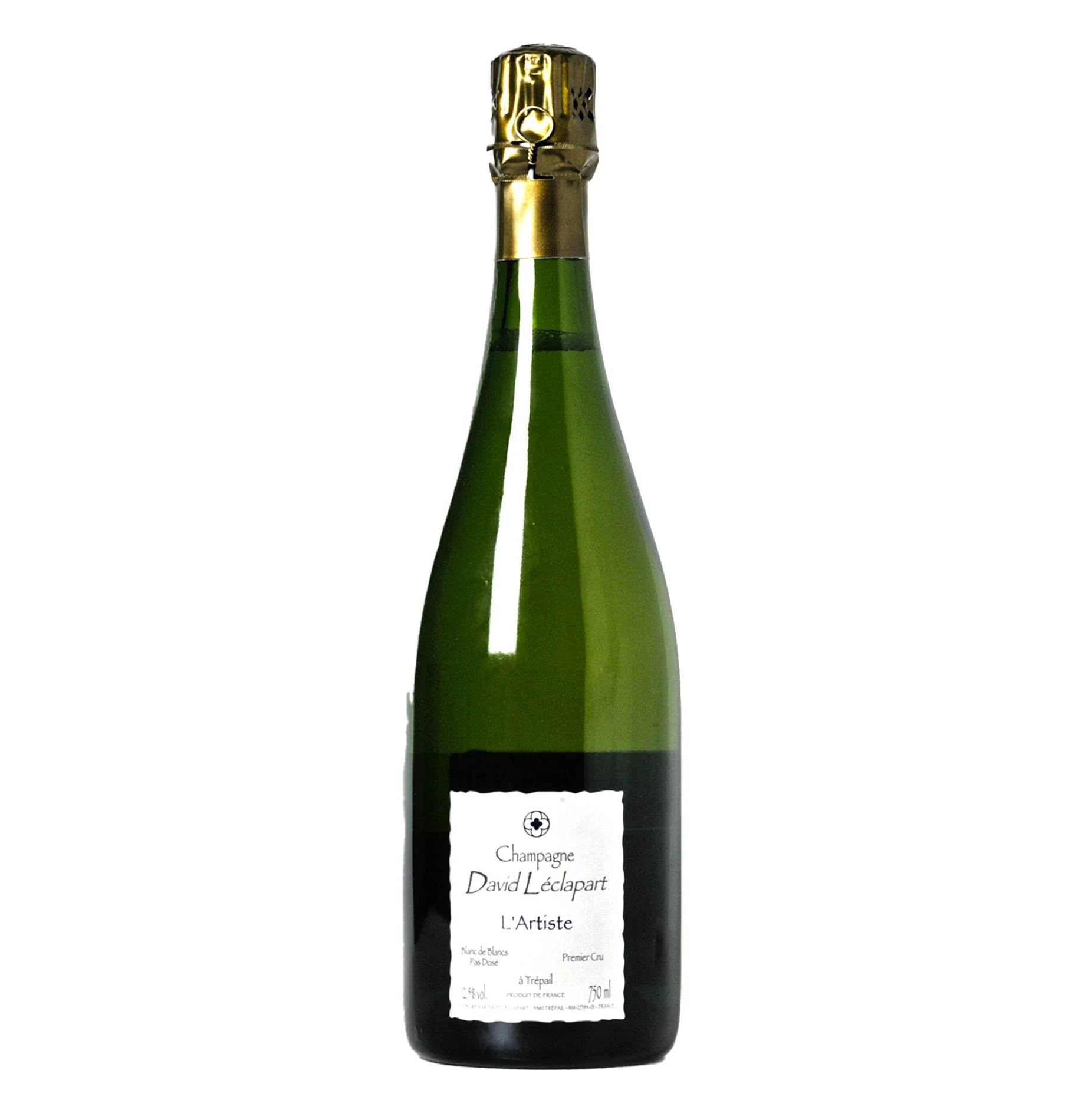 Champagne Pas Dosè Blanc de Blancs Premier Cru "L'Artiste" - David Léclapart