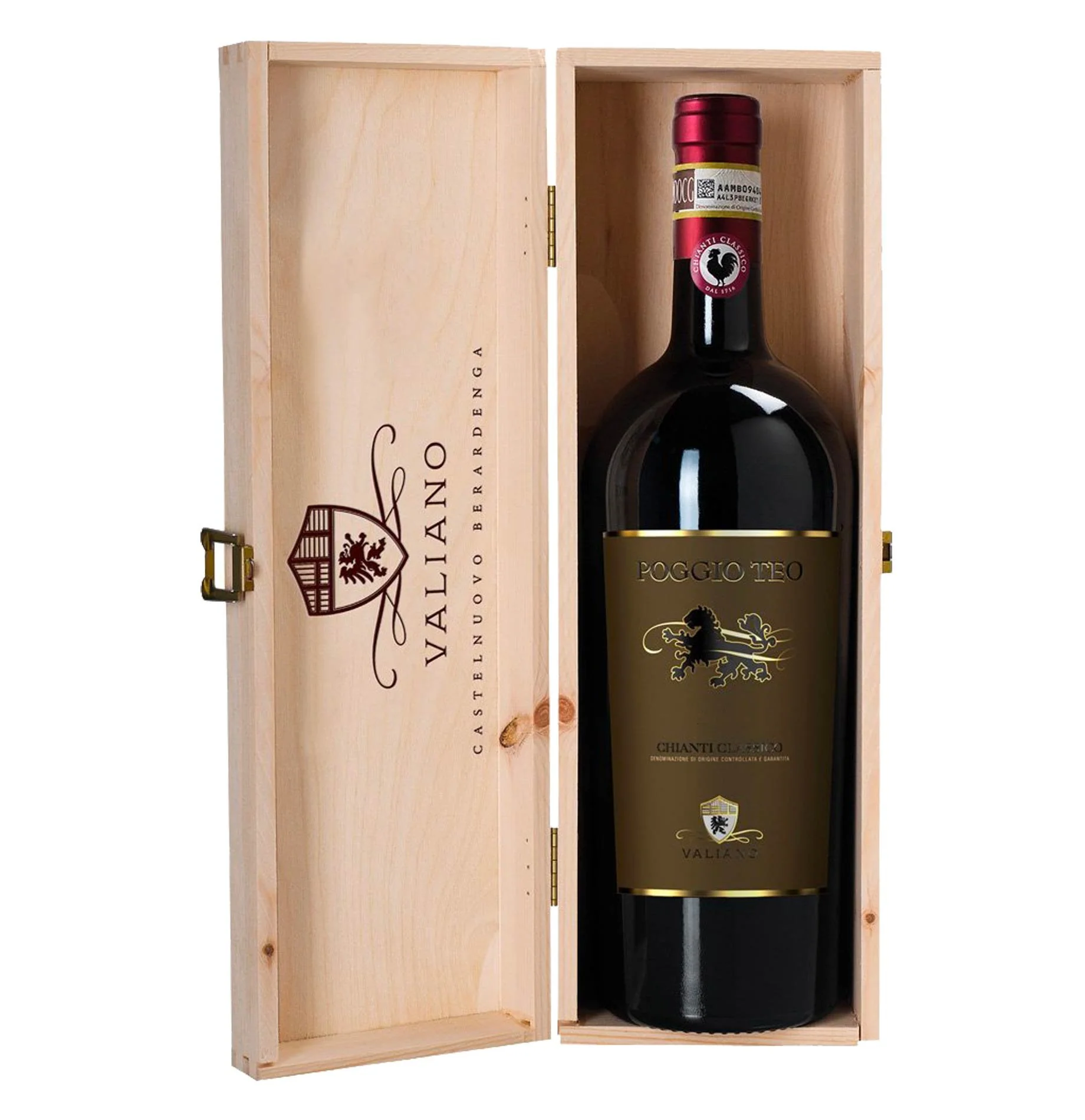 Chianti Classico DOCG "Poggio Teo" Magnum 2021 - Valiano (cassetta di legno)