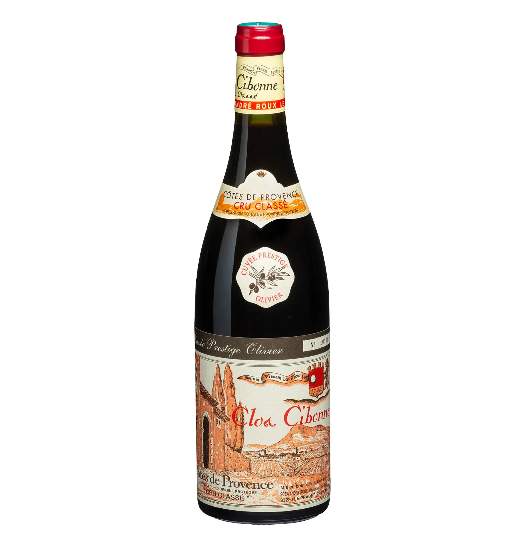 Côtes de Provence Rouge Cru Classé AOC “Prestige Olivier” 2024 - Clos Cibonne