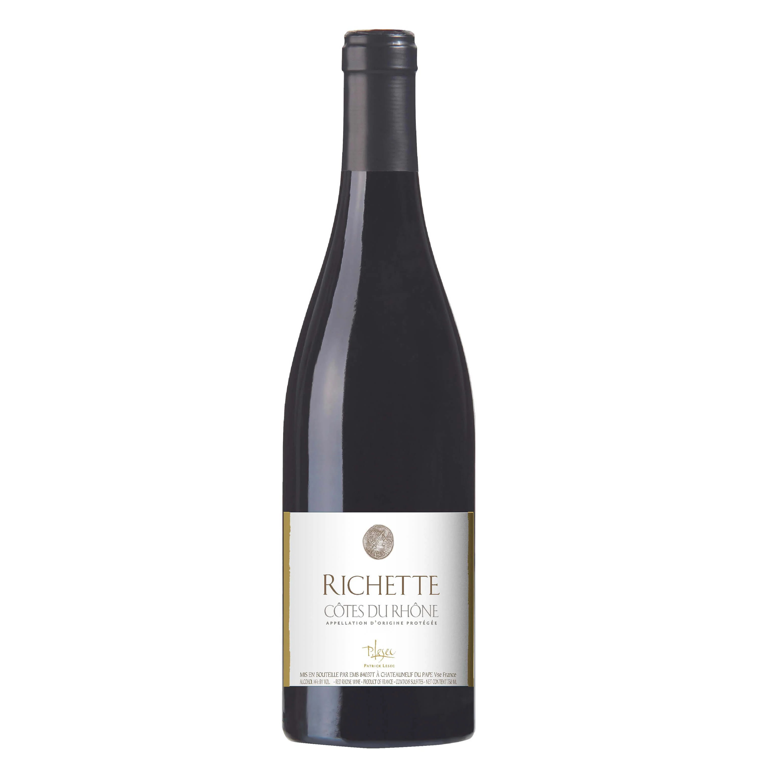CĂ´tes du RhĂ´ne Rouge "Richette" 2020 - Patrick Lesec