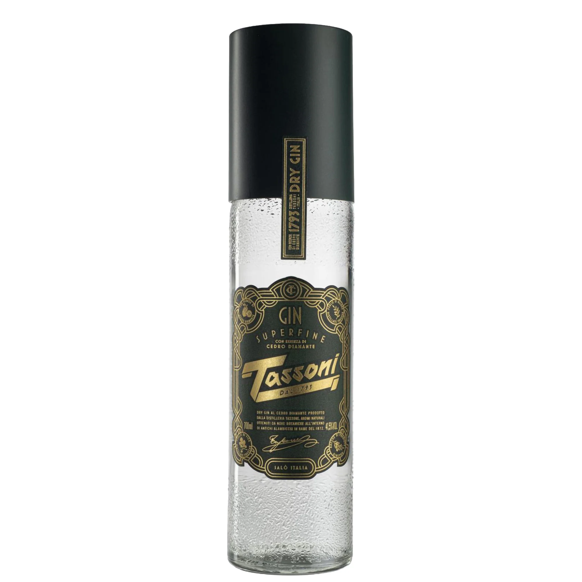 Distilled Dry Gin Superfine ”con essenza di Cedro Diamante” - Tassoni (0.7l)