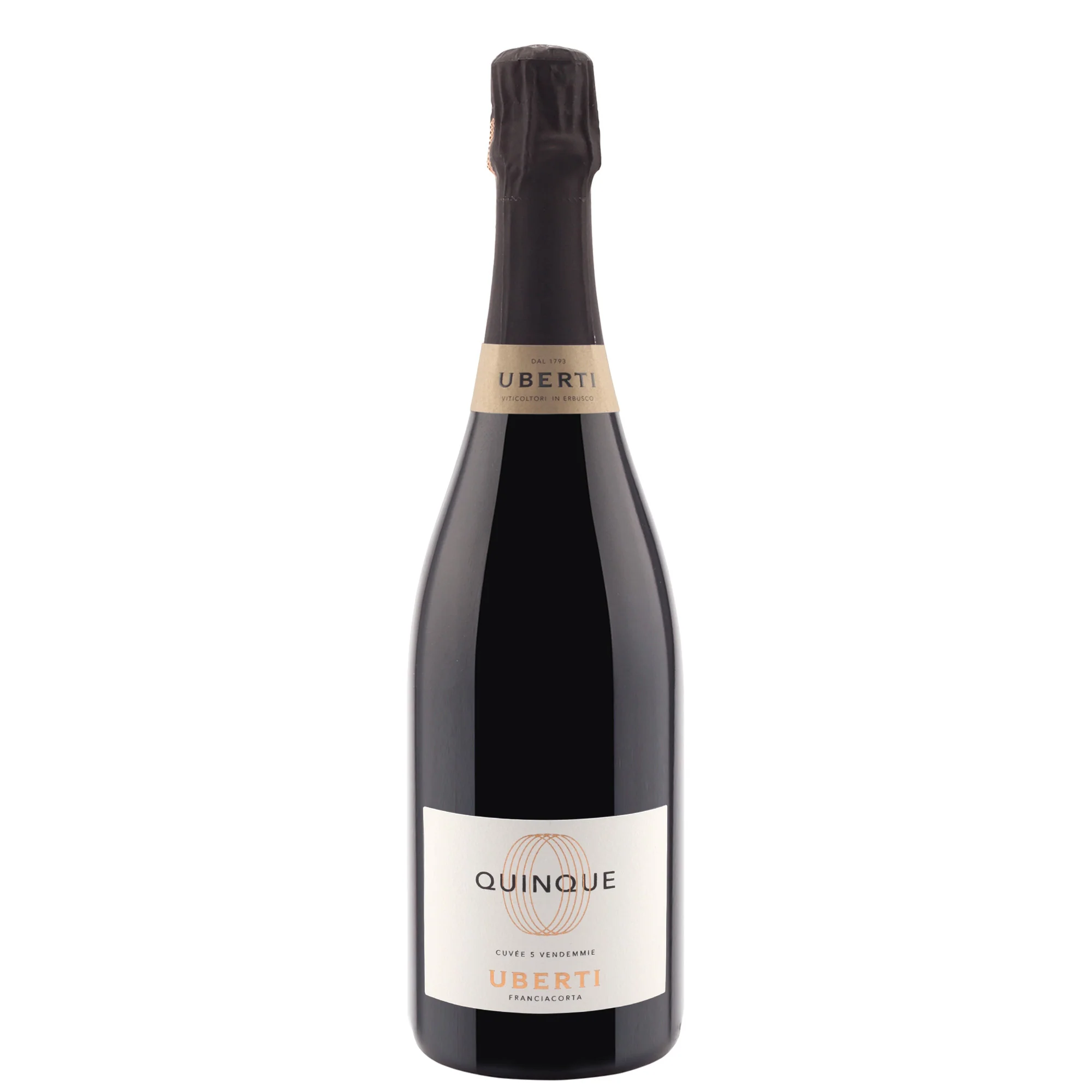 Franciacorta Extra Brut DOCG âQuinqueâ CuvĂ©e 5 Vendemmie - Uberti