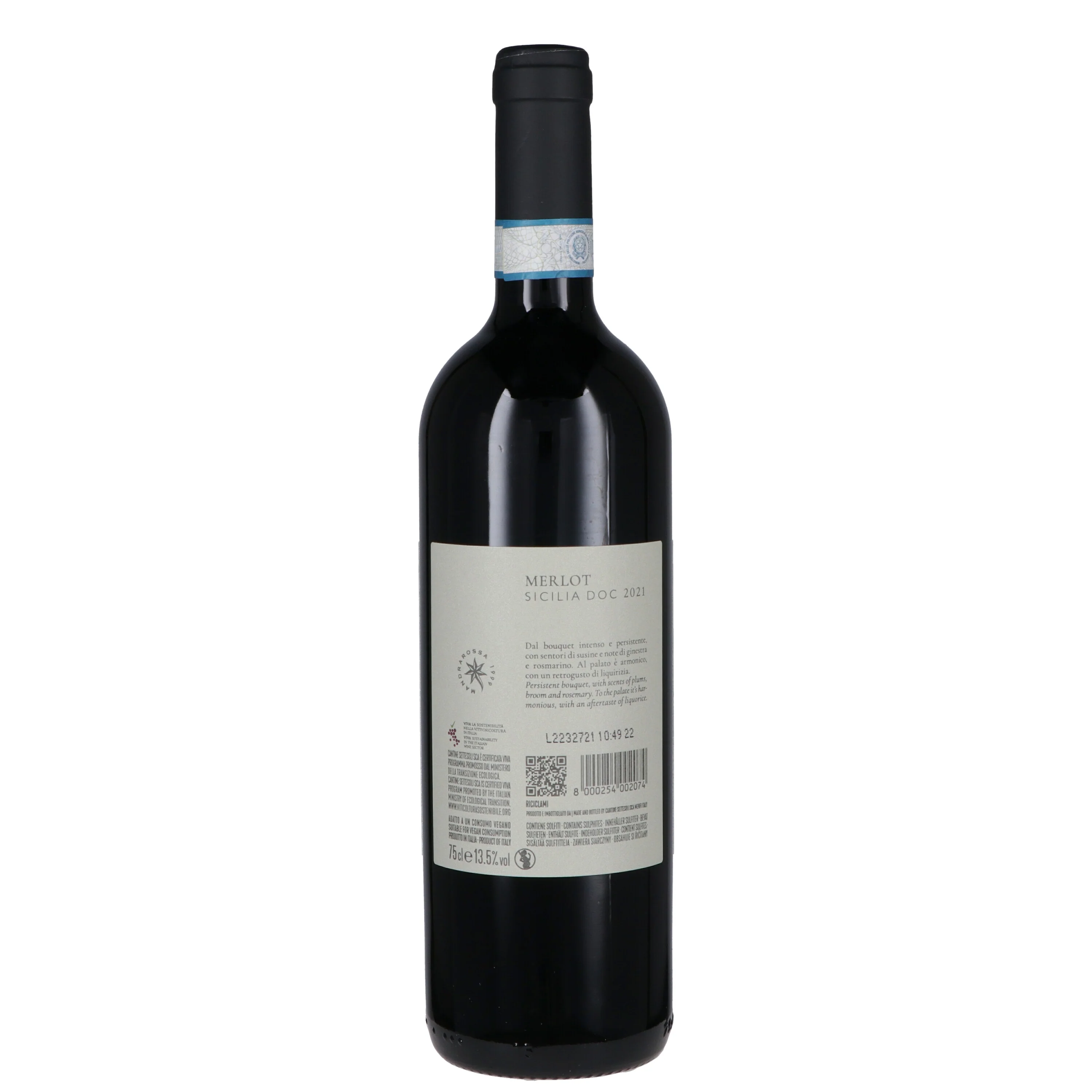 ilia Merlot DOC "Rupenera" 2024 - Mandrarossa - Image 2