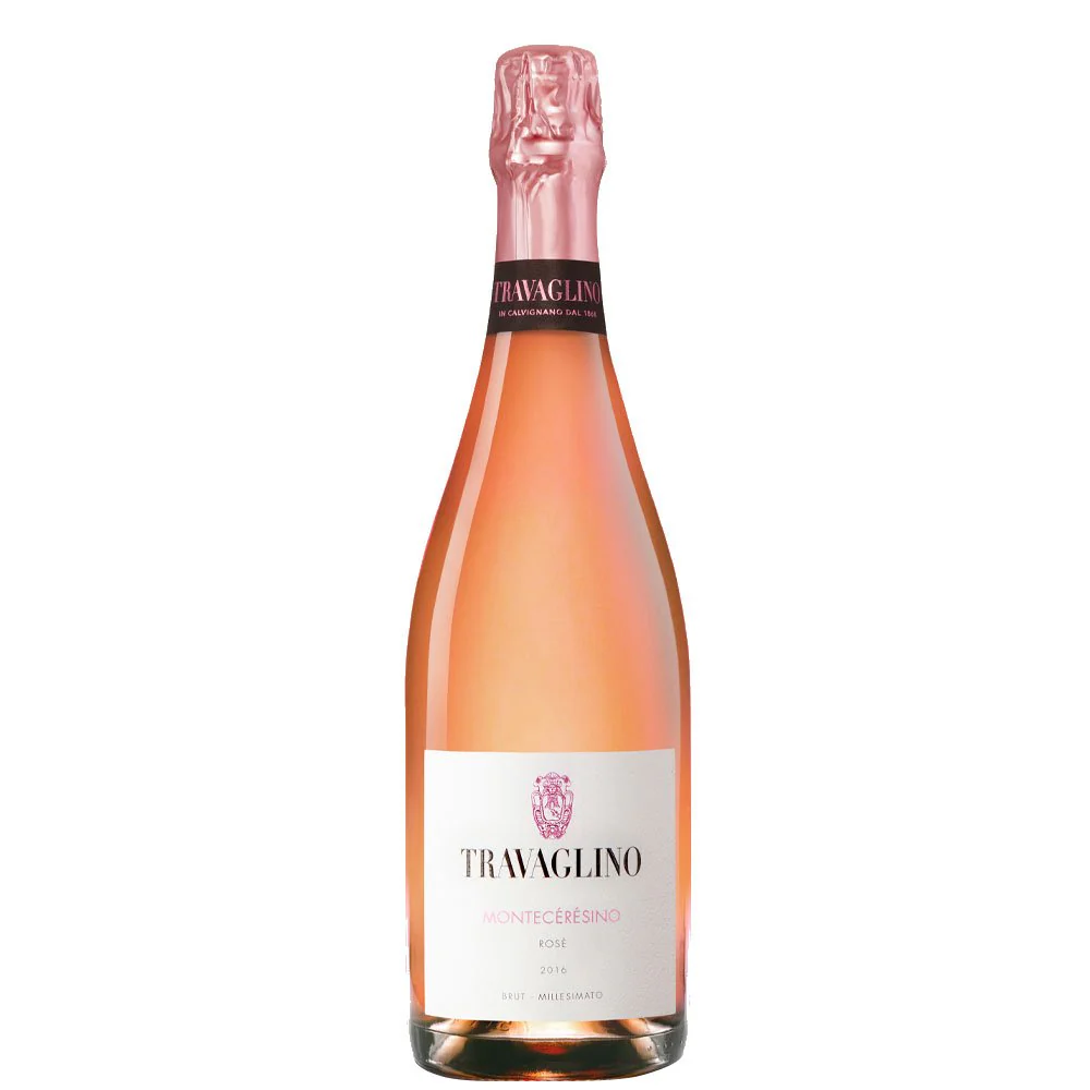 OltrepĂČ Pavese Metodo Classico RosĂ© Millesimato Brut DOCG âMontecĂ©rĂ©sinoâ 2021 - Travaglino