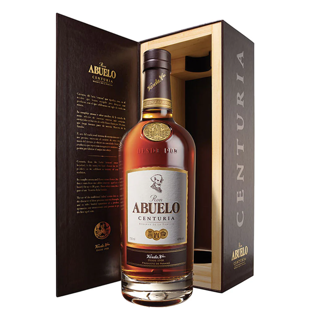 Panama Rum "Centuria" - Abuelo, Varela Hermanos (0.7l - cassetta di legno)