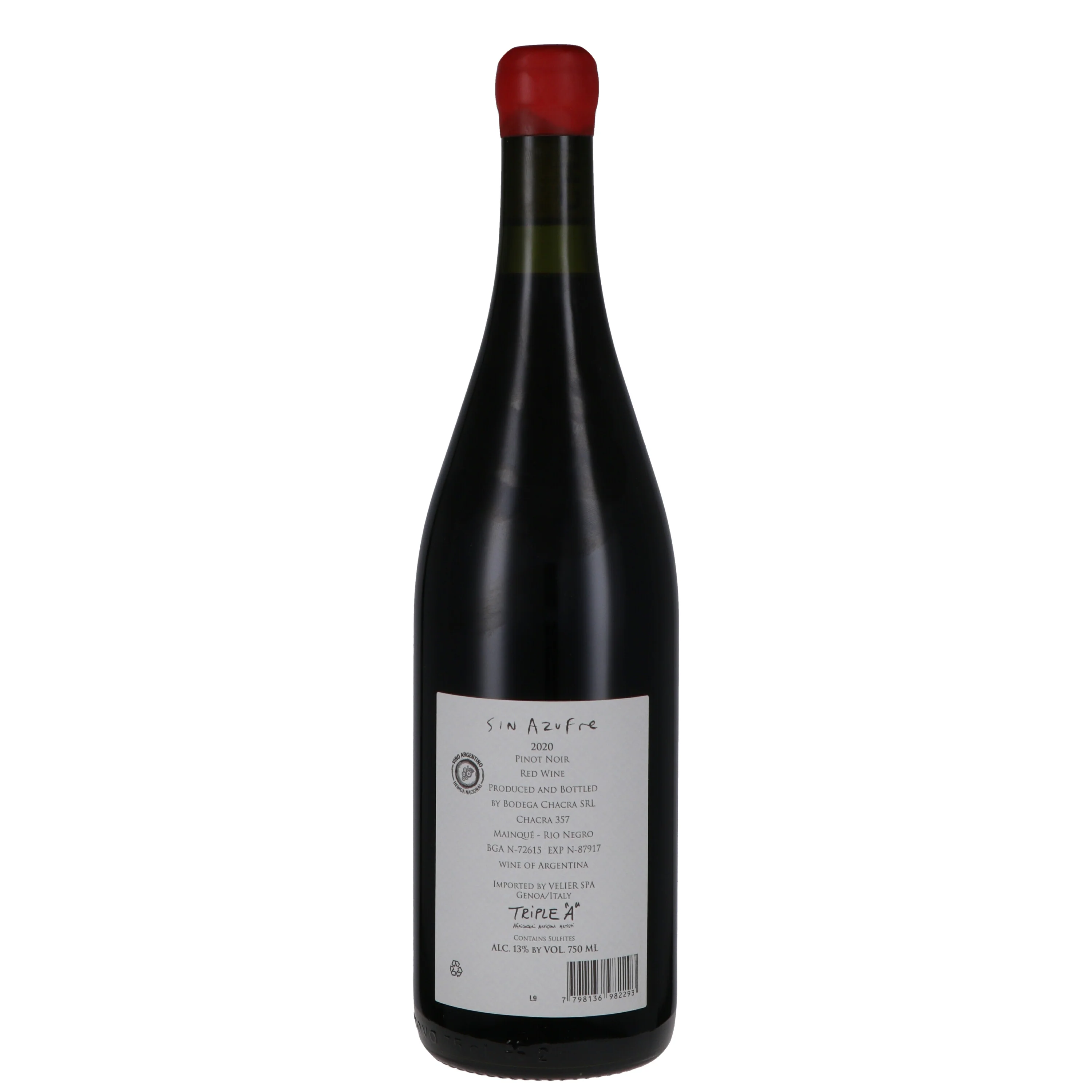 Patagonia Pinot Noir âSin Azufreâ 2024 - Bodega Chacra - Image 2
