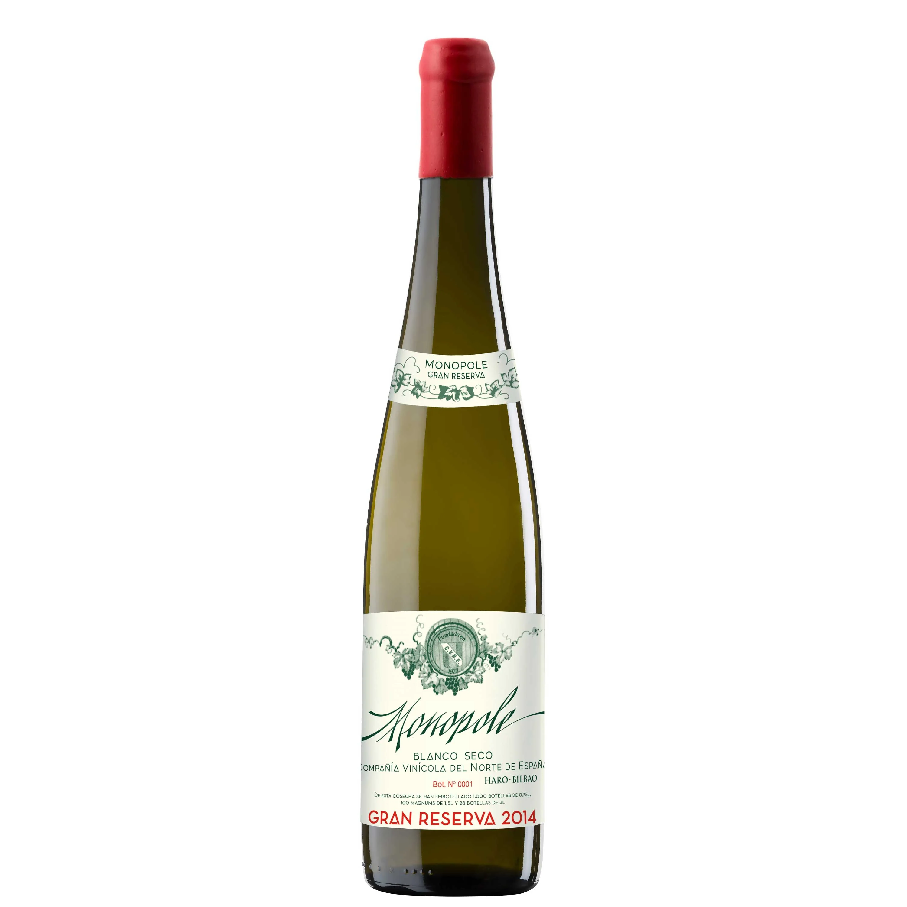 Rioja "MONOPOLE Clásico Gran Reserva" 2017 - CVNE