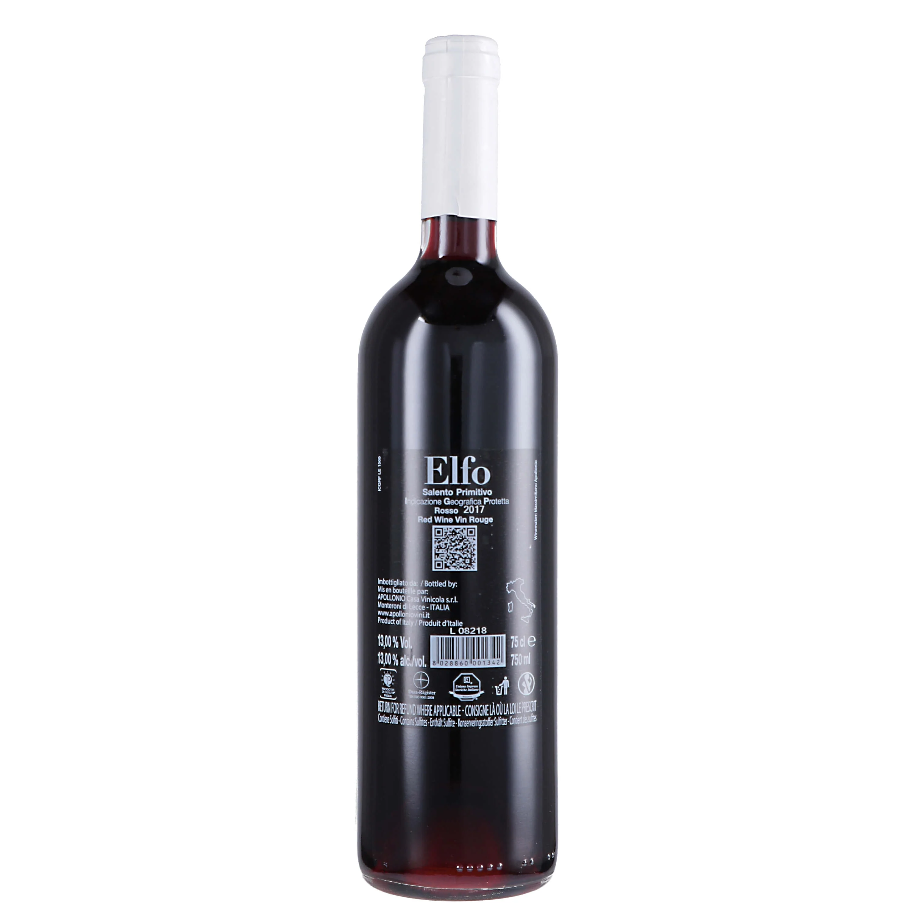 Salento Primitivo IGP "Elfo" 2025 - Apollonio - Image 2