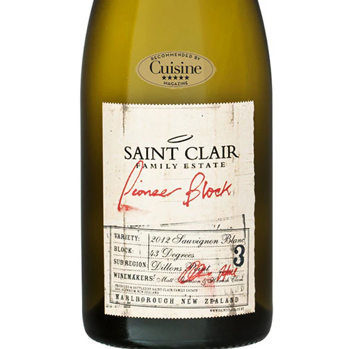 Sauvignon Blanc “Pioneer Block 3 43 Degrees" 2025 - Saint Clair - Image 3
