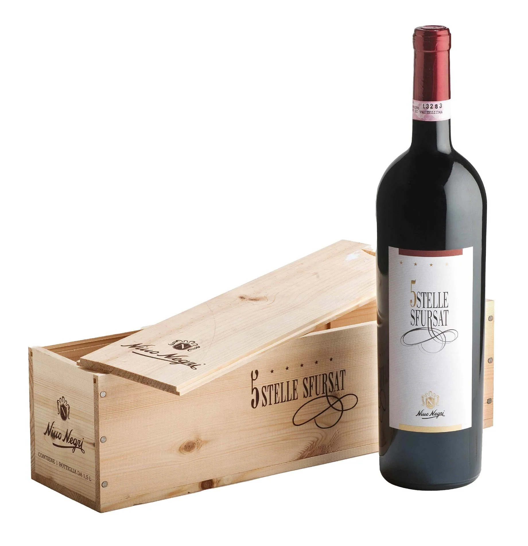 Sfursat di Valtellina "5 Stelle" 2021 Magnum - Nino Negri (cassetta legno)
