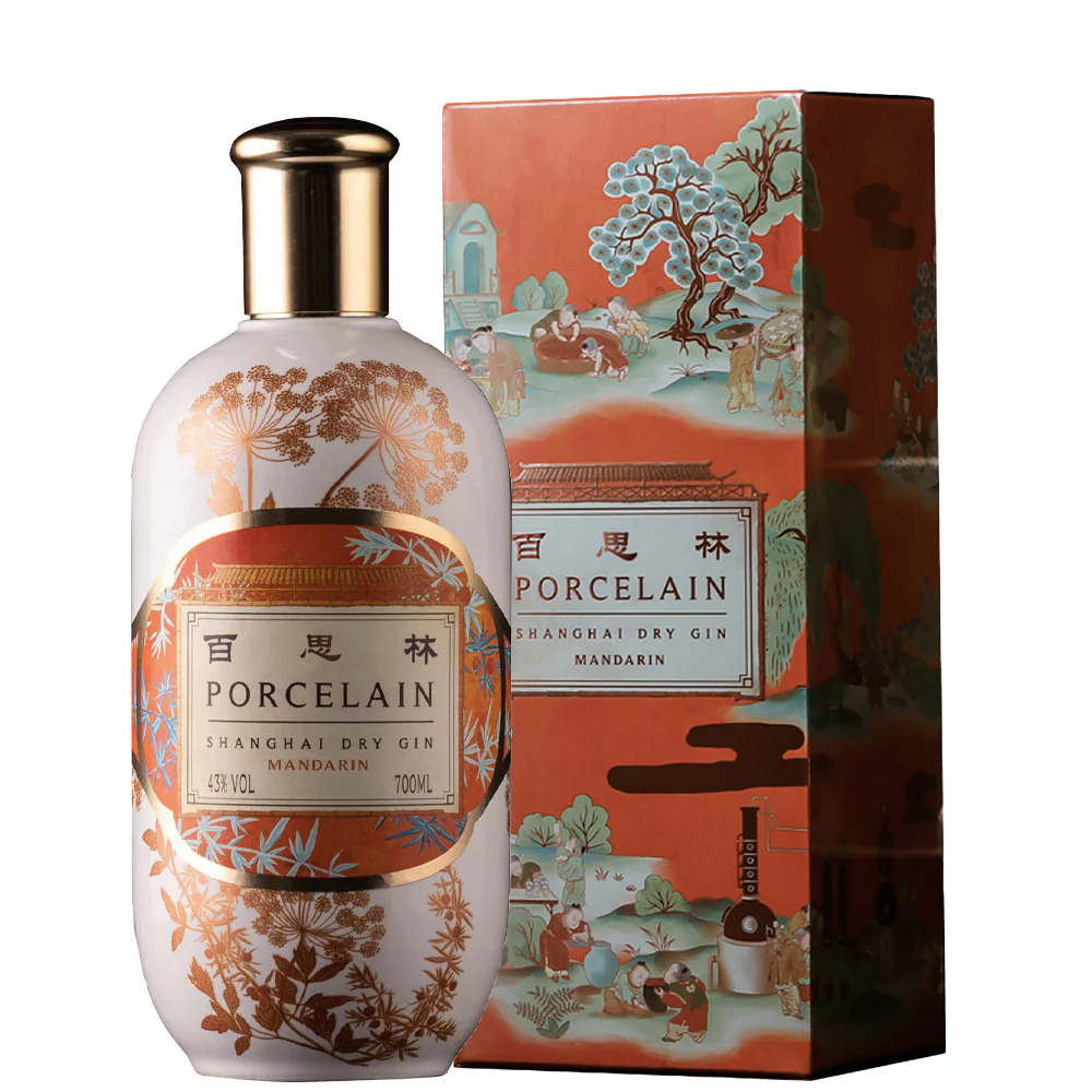 Shanghai Dry Gin "Mandarin" - Porcelain Distillery (0.7l, astuccio)