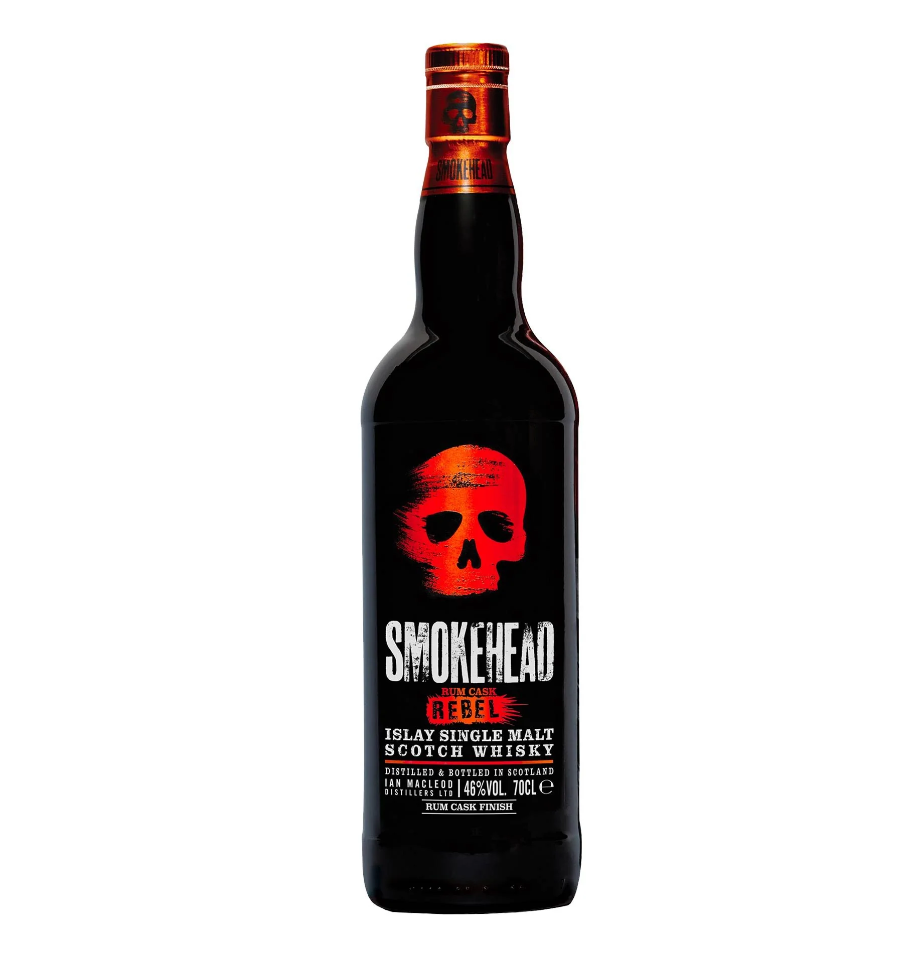 Islay Single Malt Scotch Whisky Rum Cask âSmokehead Rebelâ - Ian Macleod Distillers (0.7l)