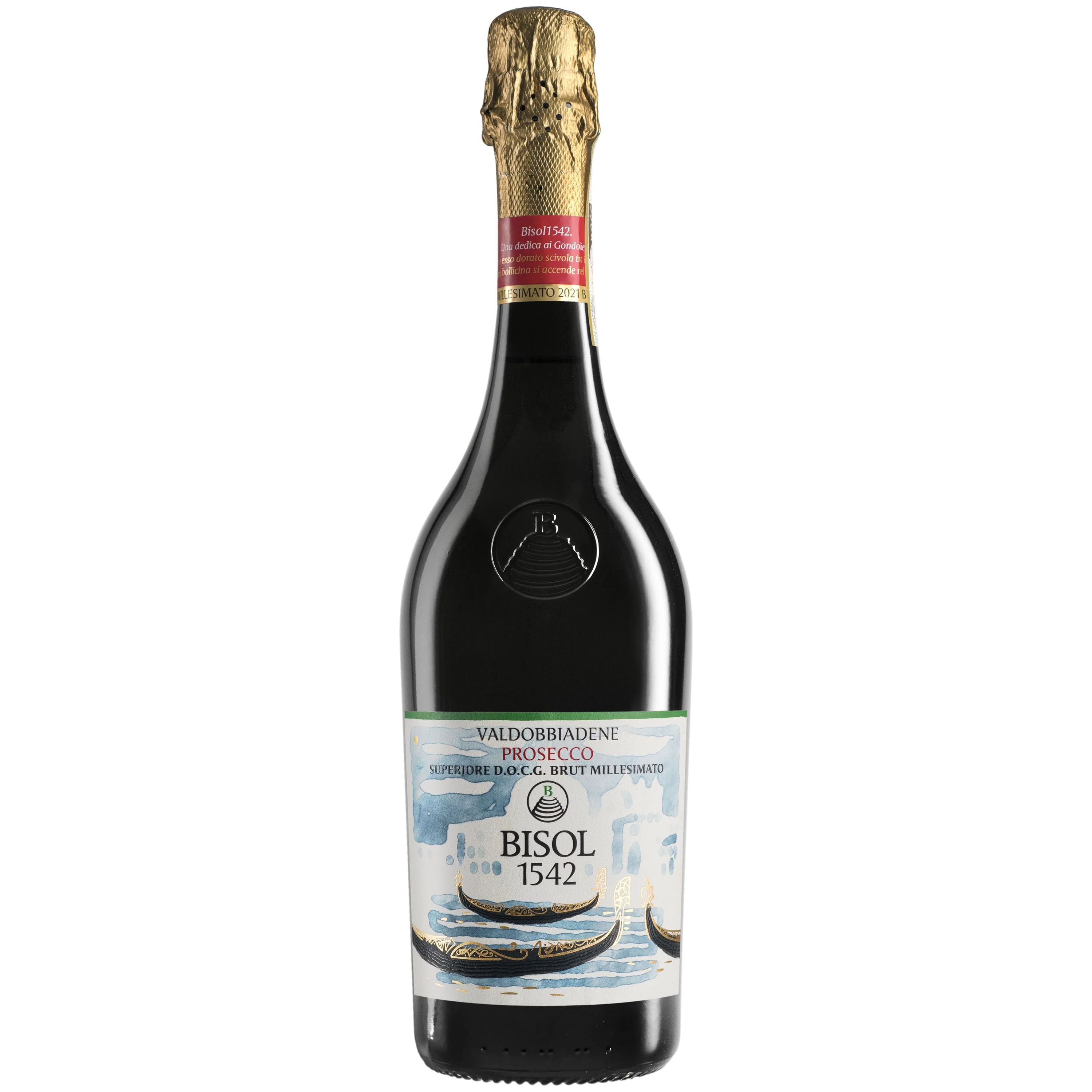 Valdobbiadene Prosecco Superiore Brut DOCG "I Gondolieri" 2024 - Bisol 1542