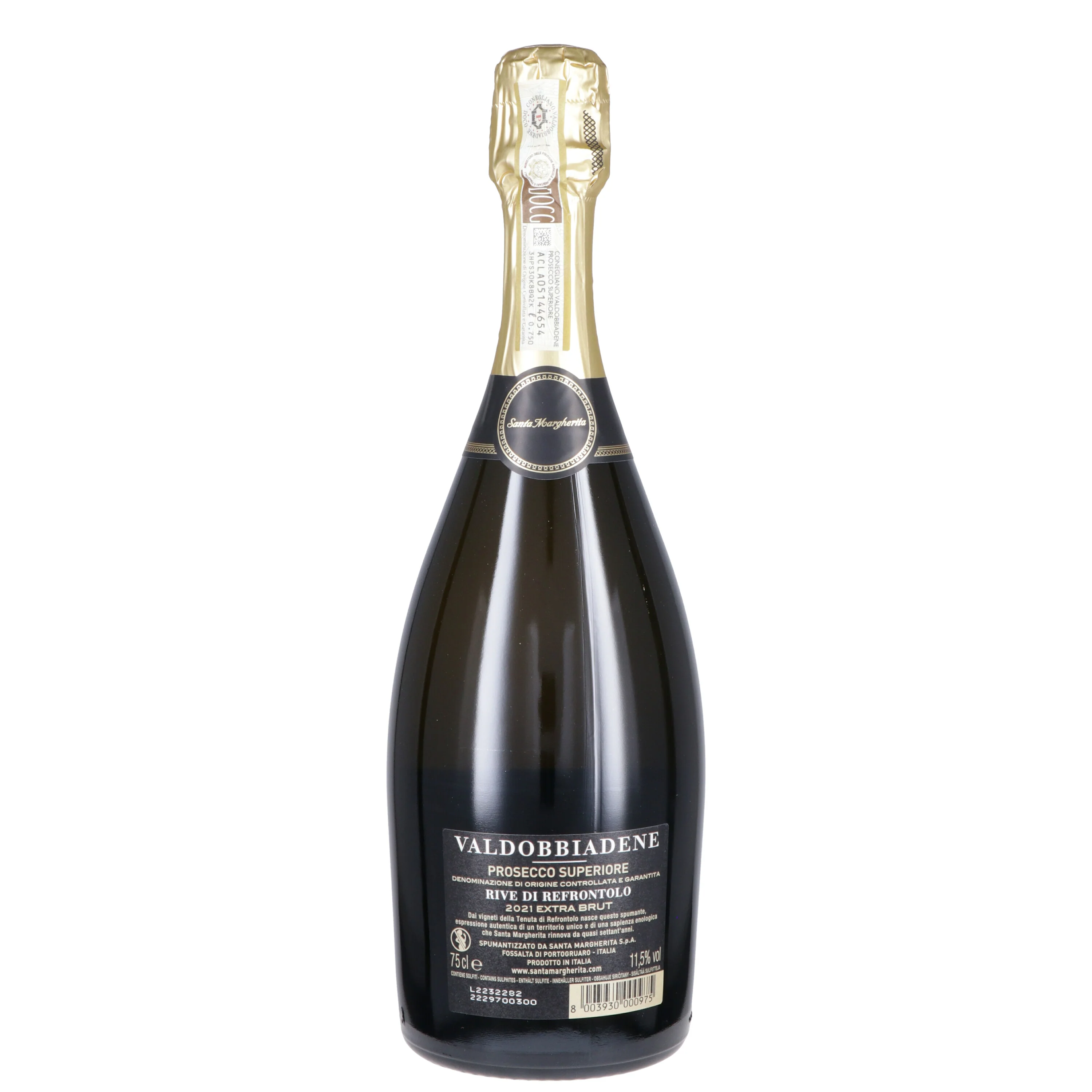 Valdobbiadene Prosecco Superiore Rive di Refrontolo Extra Brut DOCG 2024 - Santa Margherita - Image 2